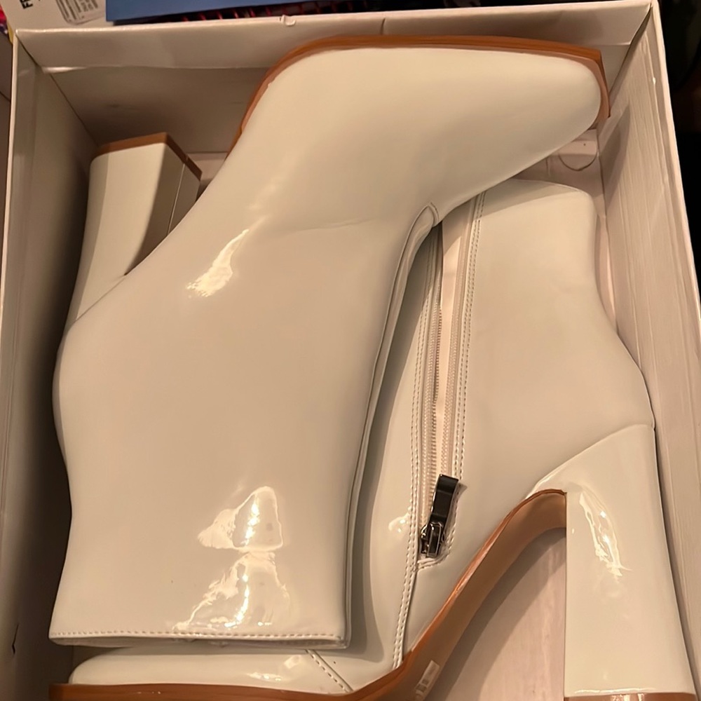 White booties